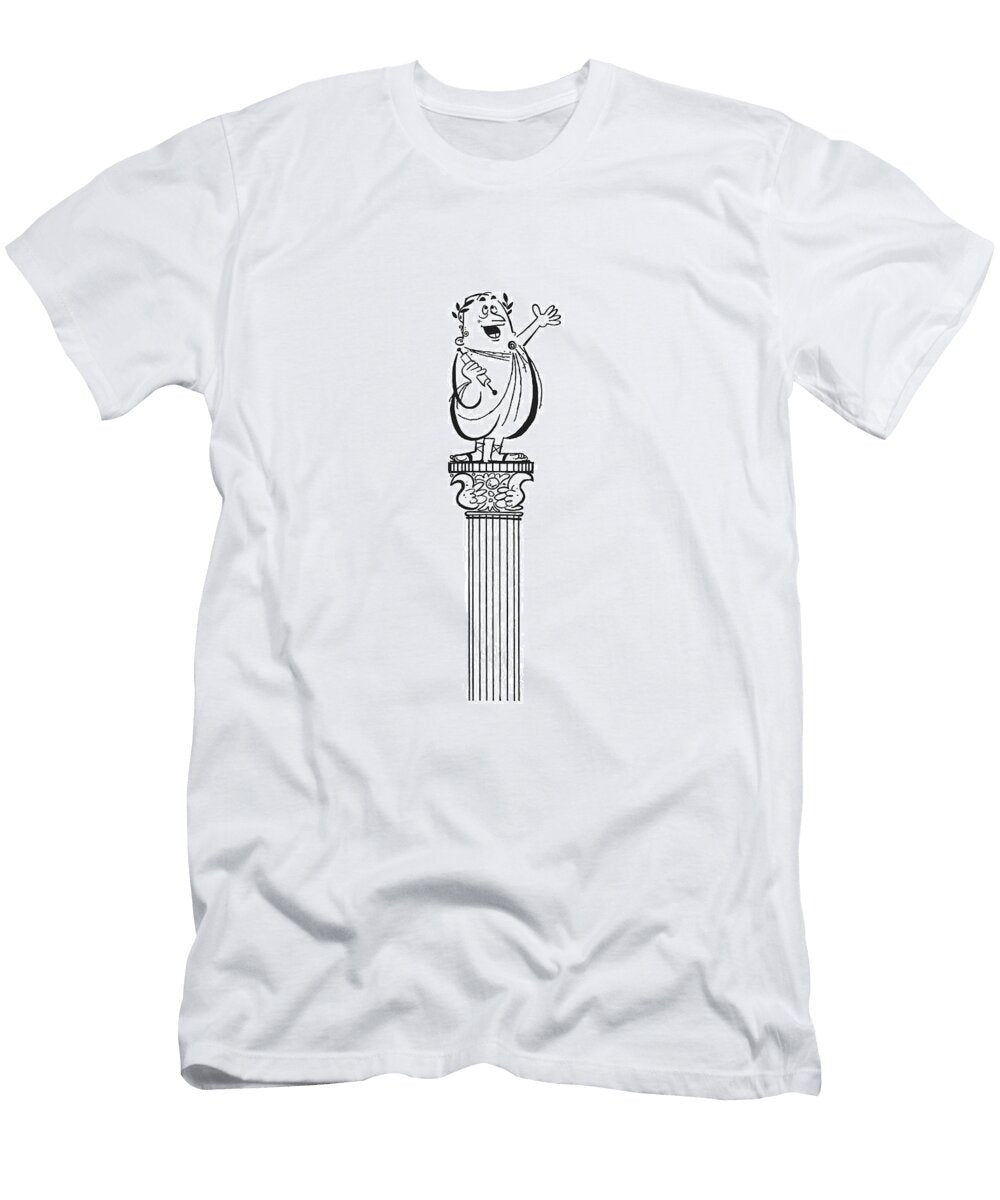 Greek Orator in Toga on Top of Column Csa Images T-Shirt
