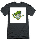 Green Beret Skull Ice Hockey Mascot Aloysius Patrimonio T-Shirt