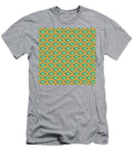 Green Graduation Cap on Gold Pattern Iris Richardson T-Shirt
