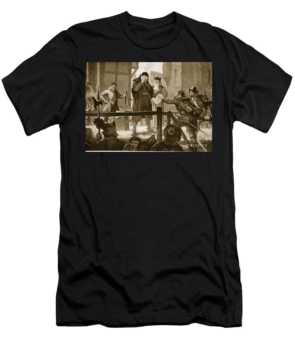 Griffenfeldts Sentence Changed From Execution to Life Long Imprisonment on the Scaffold John Harris Valda T-Shirt