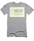 Groot Constantia the Homestead Front Elevation F1 Historic Illustrations T-Shirt