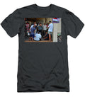 Group of Chinese Men Watch a Game of Checkers in Singapore Neighborhood Imran Ahmed T-Shirt