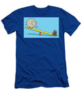 Group of People Lift Elephant on Seesaw Ellis Nadler T-Shirt