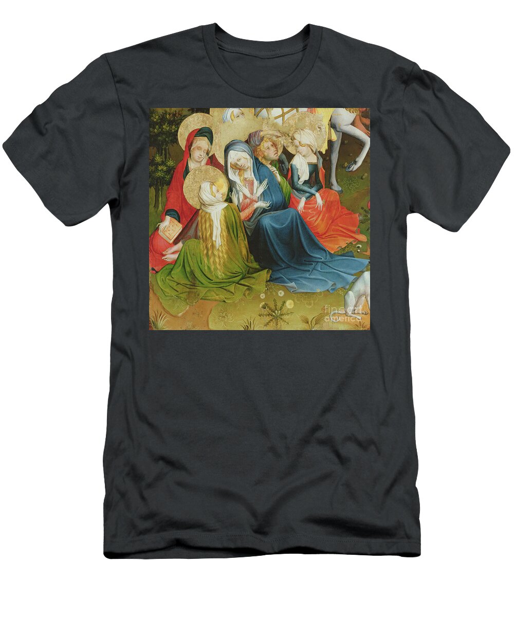Group of Women At the Crucifixion Panel From the St Thomas Altar From St Johns Church Hamburg Begun in 1424 Master Francke T-Shirt