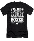 Grumpy Boxer Dog Owner Funny Gift Dusan Vrdelja T-Shirt