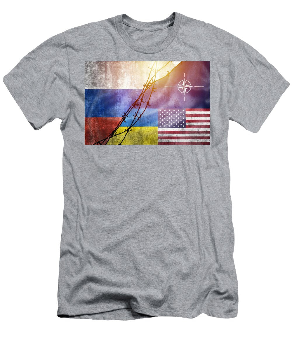 Grunge Flags of Russian Federation Grunge Flags of Russian Feder Brch Photography T-Shirt