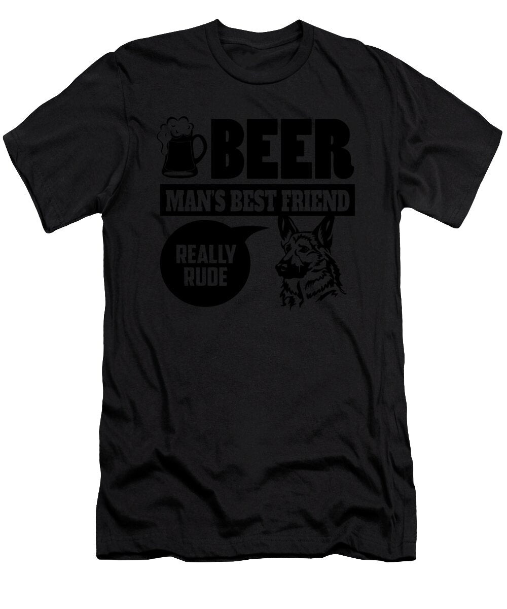 Gsd Pet Dog Best Friend Quote Gift Dusan Vrdelja T-Shirt