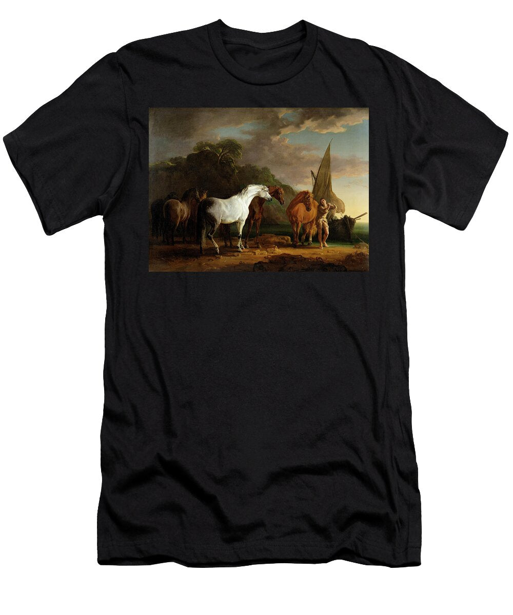 Gulliver Taking His Final Leave of the Land of the Houyhnhnms Sawrey Gilpin T-Shirt