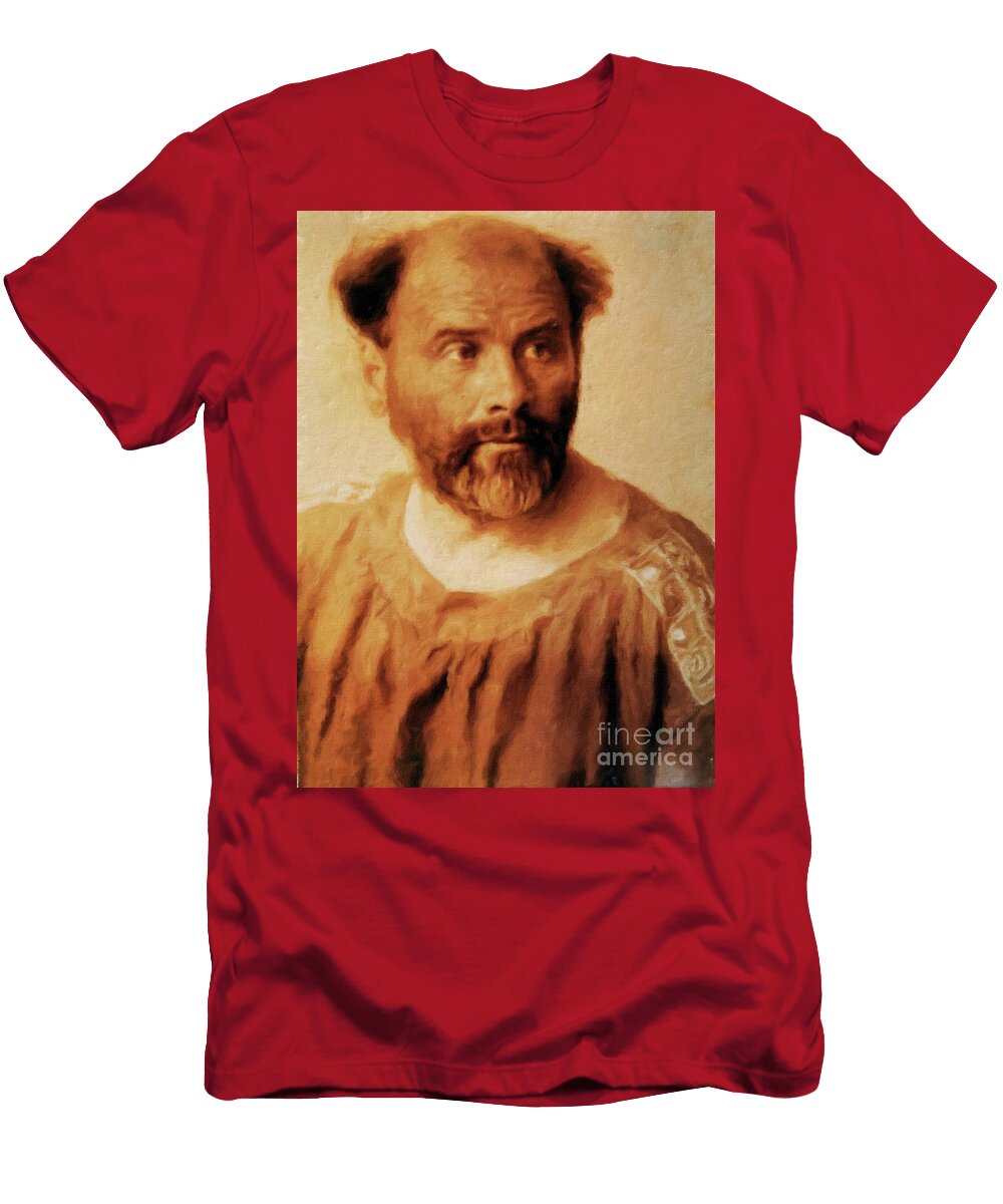 Gustav Klimt Artist By Mary Bassett Mary Bassett T-Shirt