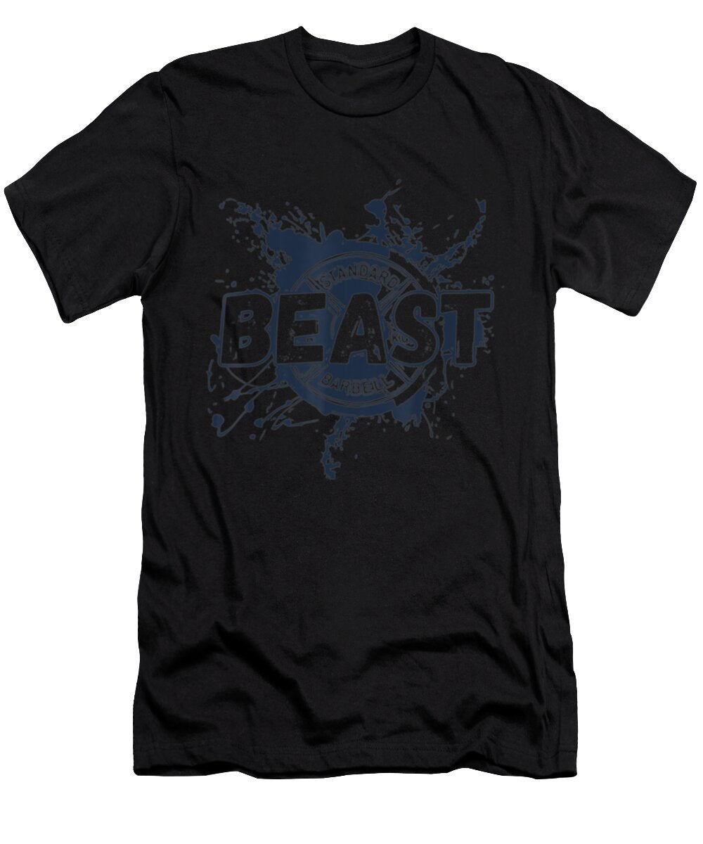Gym Beast Barbell Workout Men Women Fitness Plate Huong Le T-Shirt
