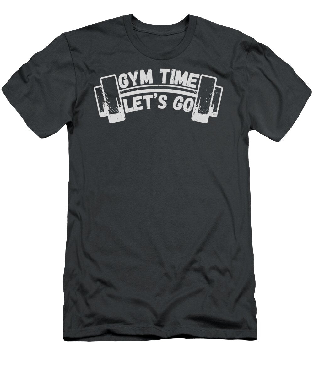 Gym Time Motivational Typography Bella Kismet T-Shirt