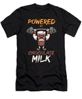 Gym Weightlifting Powered By Chocolate Milk Fitness Colorfulsnow T-Shirt