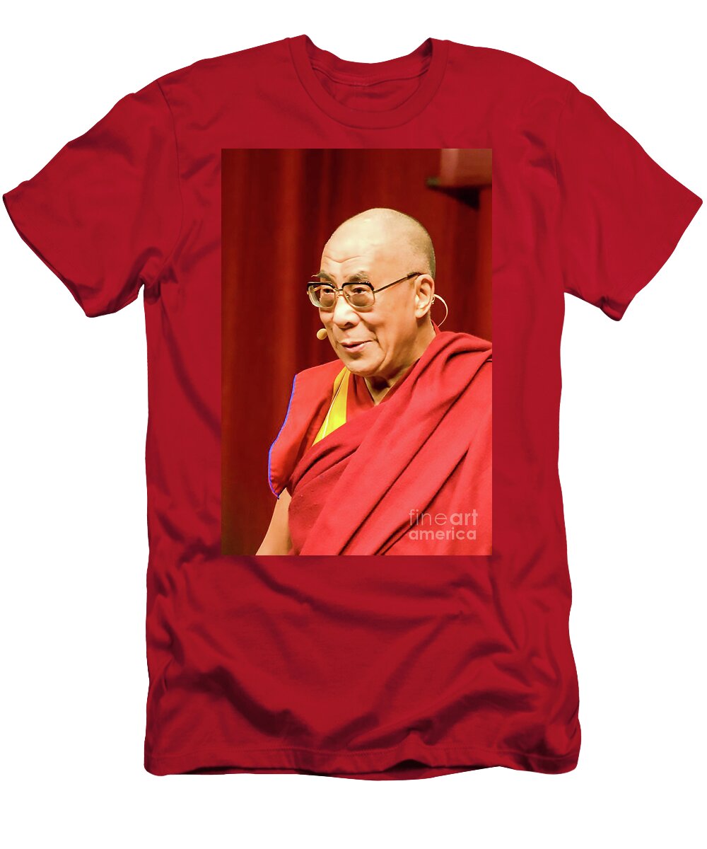 H H the 14th Dalai Lama Lynn Sprowl T-Shirt