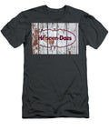 Haagen Dazs Vintage Logo on Peeling Paint Wood Wall Design Turnpike T-Shirt