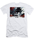 Halloween Mitsubishi Lancer Evolution X Final Edition Under Japanese Gate Digital Art Clark Leffler T-Shirt
