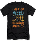 Halloween Weed Coffee Horror Movies Me T-Shirt