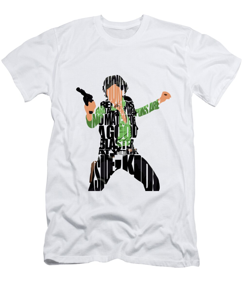 Han Solo From Star Wars Inspirowl Design T-Shirt