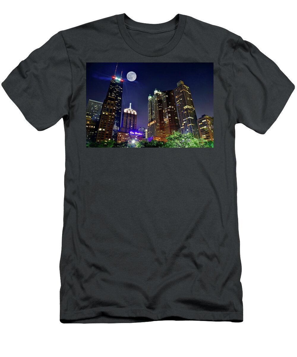 Hancock Drake and Moon Frozen in Time Fine Art Photography T-Shirt