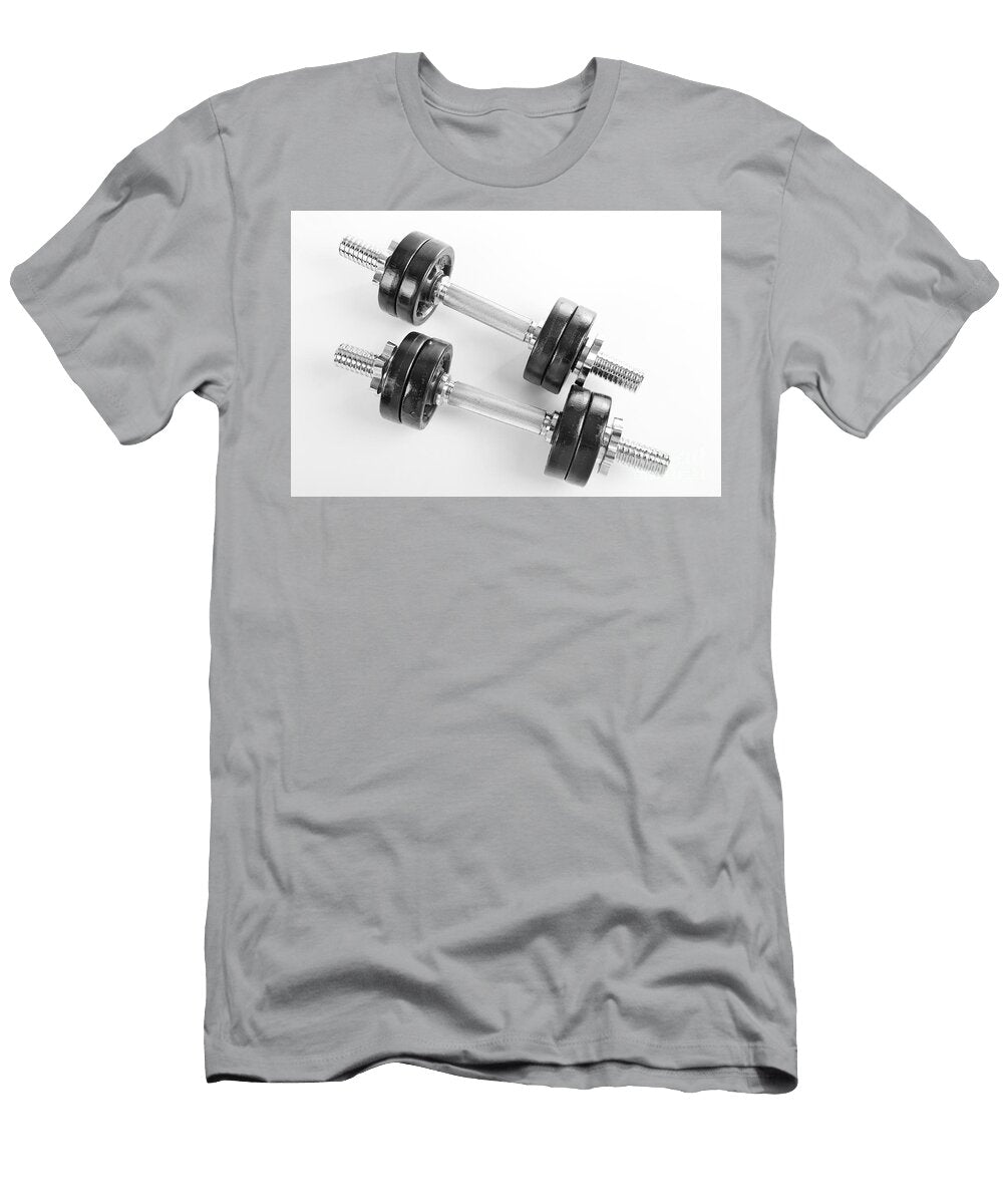 Hand Barbells Weights Black Color Arletta Cwalina T-Shirt