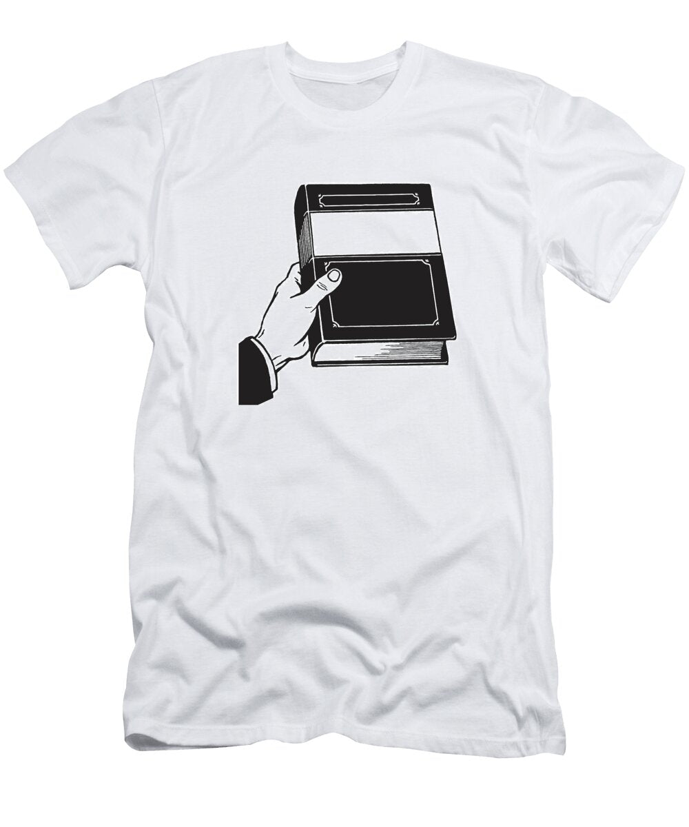 Hand Holding on to Book Csa Images T-Shirt