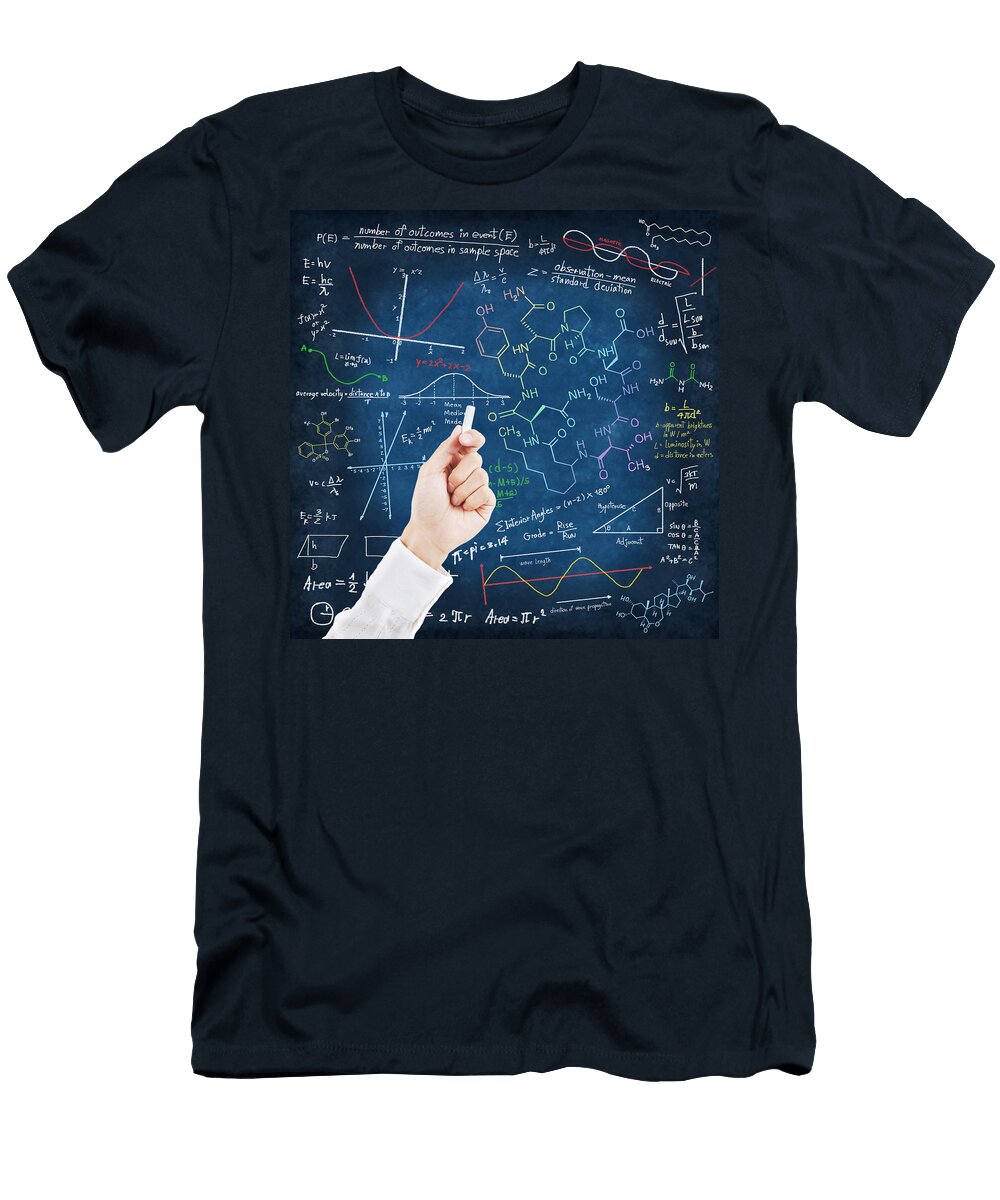 Hand Writing Science Formulas Setsiri Silapasuwanchai T-Shirt