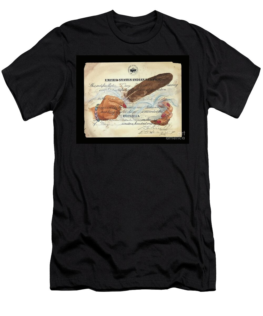 Hands Remembering Chilocco John Guthrie T-Shirt
