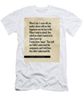 Happiness Is the Key to Life John Lennon Quote Literature Typography Print Vintage Studio Grafiikka T-Shirt