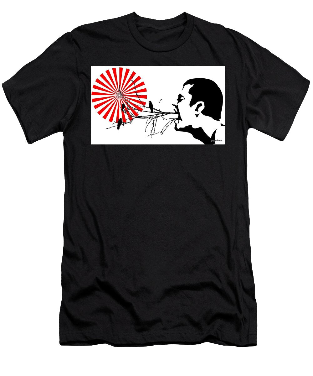 Happiness Must Be Born Within US 3 Paulo Zerbato T-Shirt