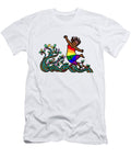 Happy Black African Lesbian Woman in Nature Plants Landscape He Nalidsa Sukprasert T-Shirt