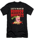 Happy Halloween Lets Watch Horror Movies Zombie Popcorn Maximus Designs T-Shirt