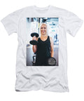Happy Woman Exercising with Dumbbells Michal Bednarek T-Shirt
