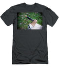 Hatchet in a Tree Stump Ron Koeberer T-Shirt