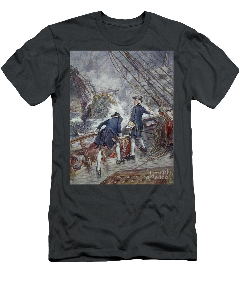 Hawke Illustration From Drakes Drum and Other Songs of the Sea By Henry Newbolt 1862 1938 1905 Arthur David Mccormick T-Shirt