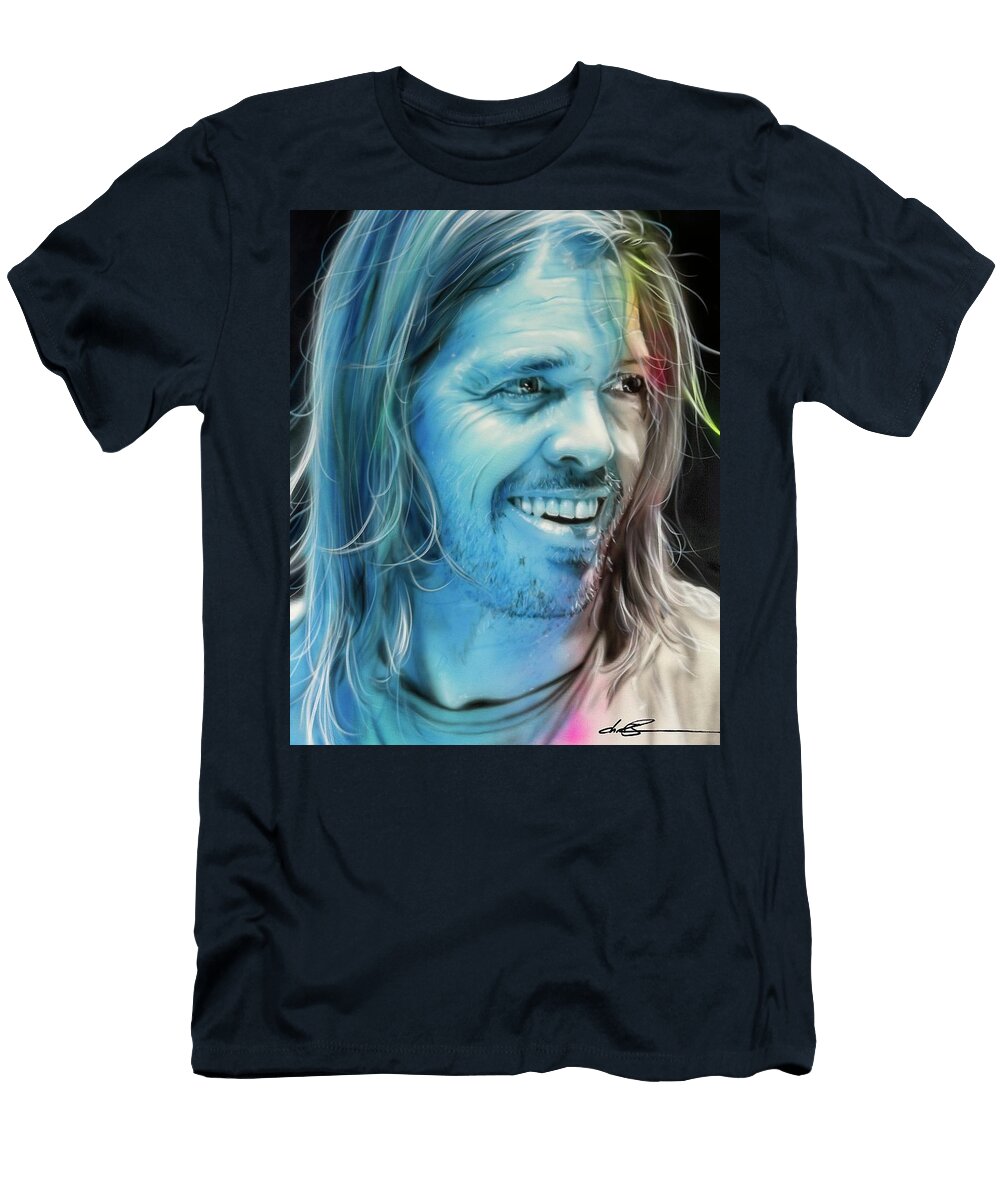 Hawkins Forever Original Painting of Dave Grohl Christian Chapman Art T-Shirt