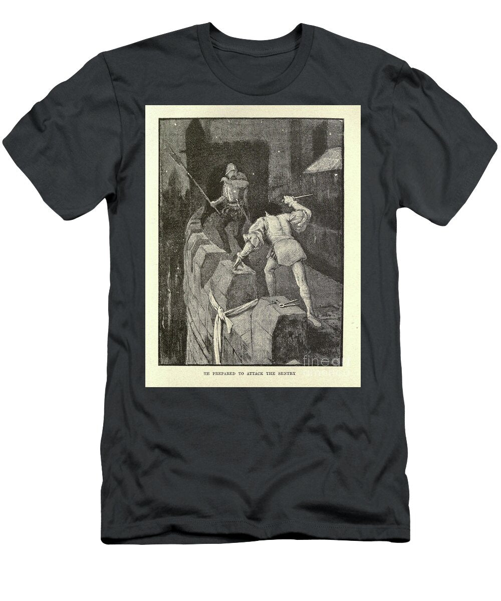 He Prepared to Attack the Sentry G1 Historic Illustrations T-Shirt