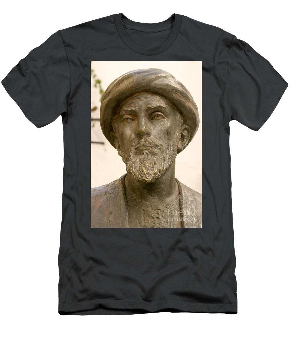 Head of Moses Maimonides Bronze Detail Spanish School T-Shirt
