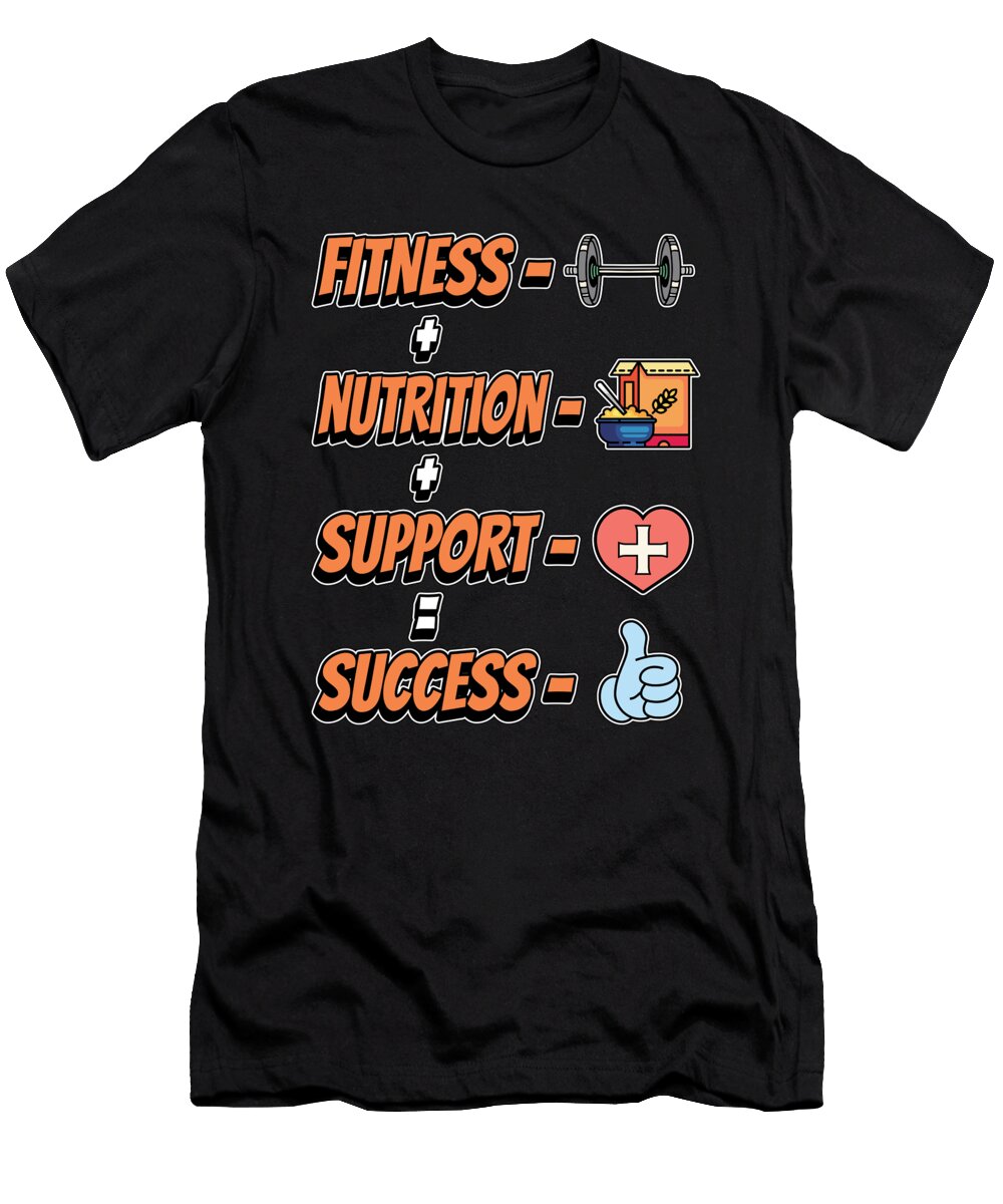 Health Coach Fitness Nutrition Support Coaching Tshirtconcepts Marvin Poppe T-Shirt