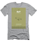 Help the Beatles Minimalist Song Lyrics Greatest Hits of All Time 447 Design Turnpike T-Shirt
