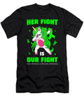 Her Fight Is Our Fight Non Hodgkins Lymphoma Unicorn Dhbubble T-Shirt