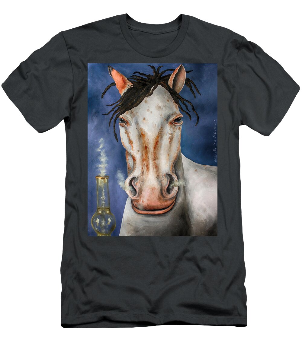 High Horse Edit 3 Leah Saulnier the Painting Maniac T-Shirt