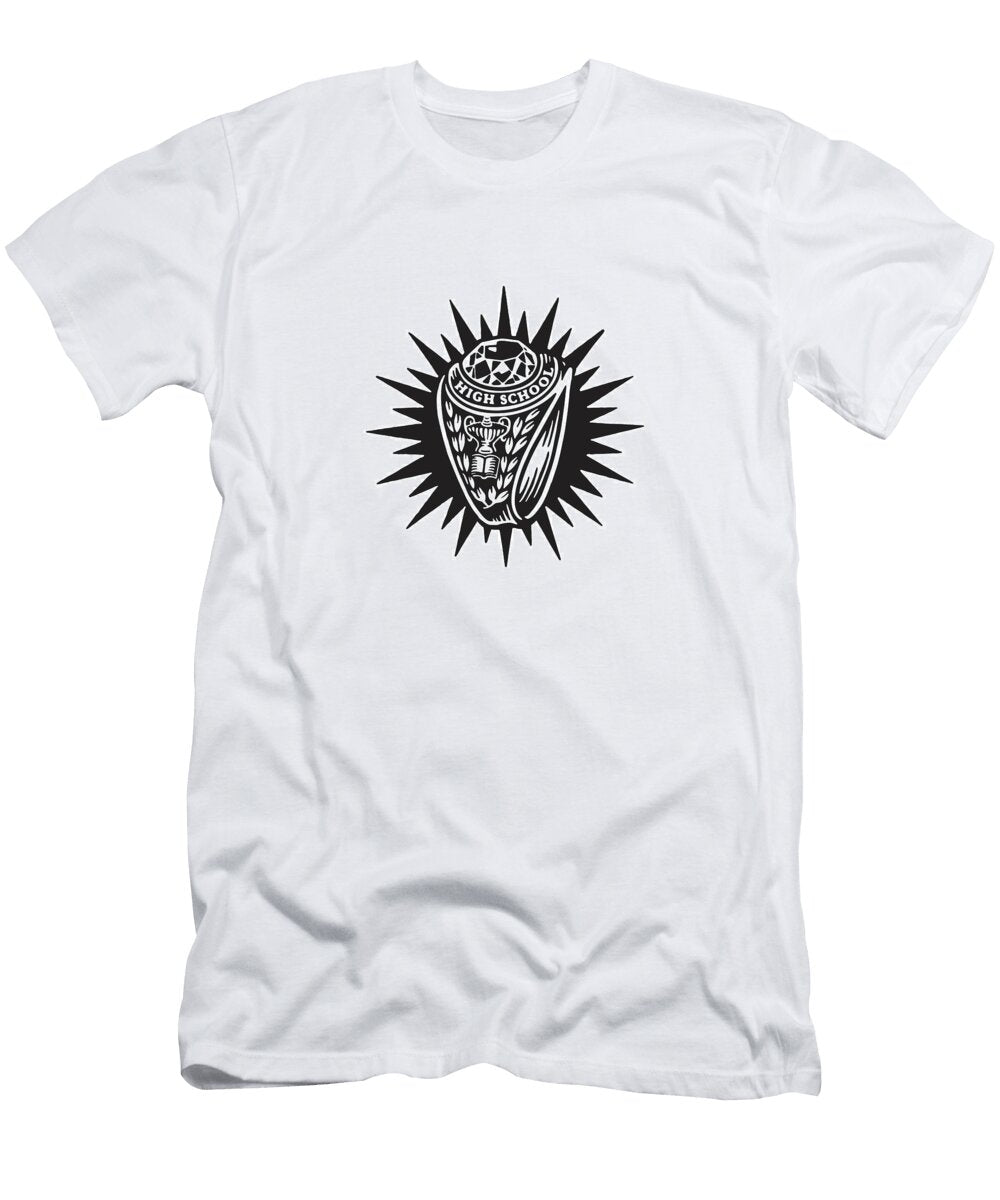 High School Class Ring Csa Images T-Shirt