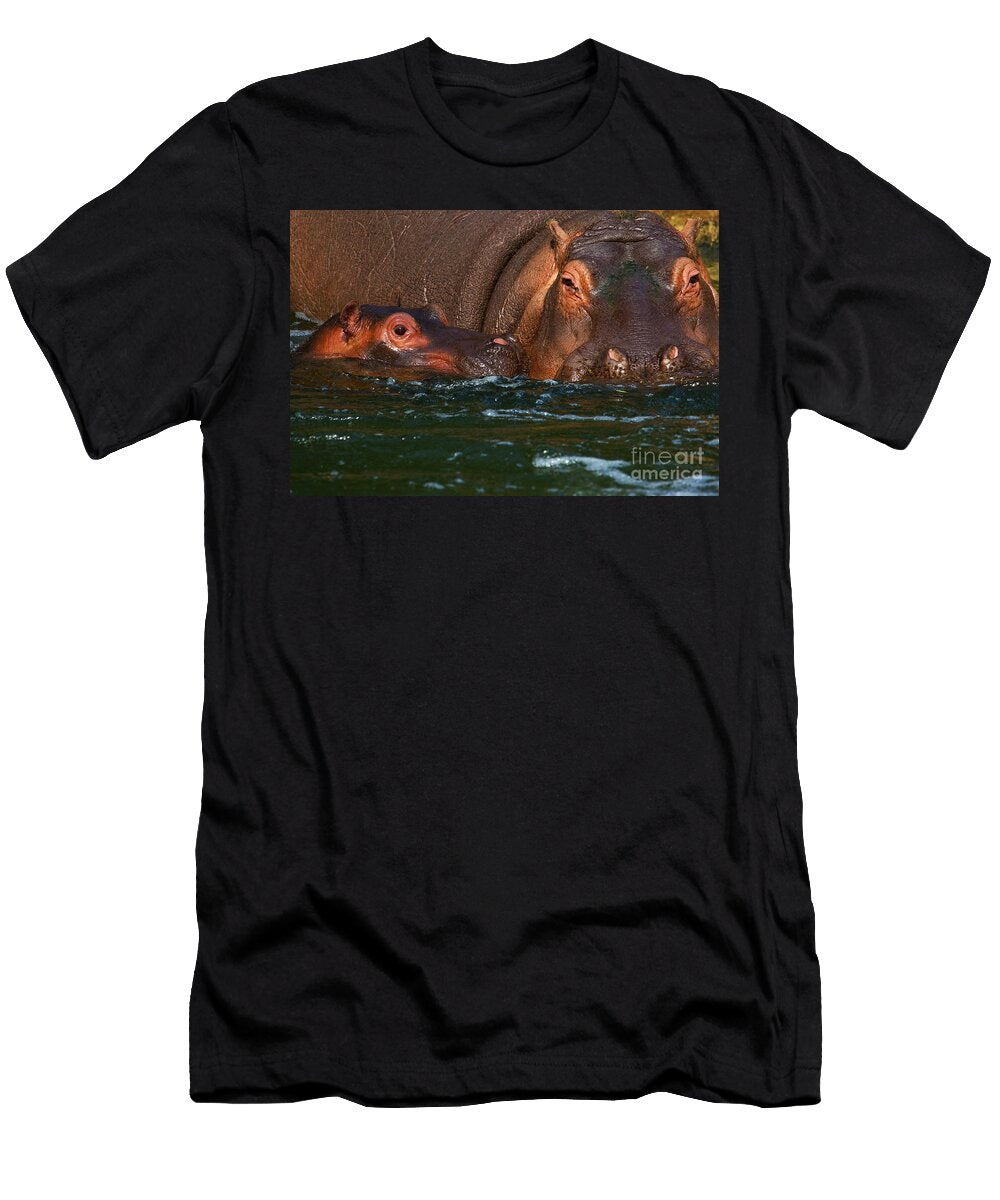 Hippo with Baby Nick Biemans T-Shirt