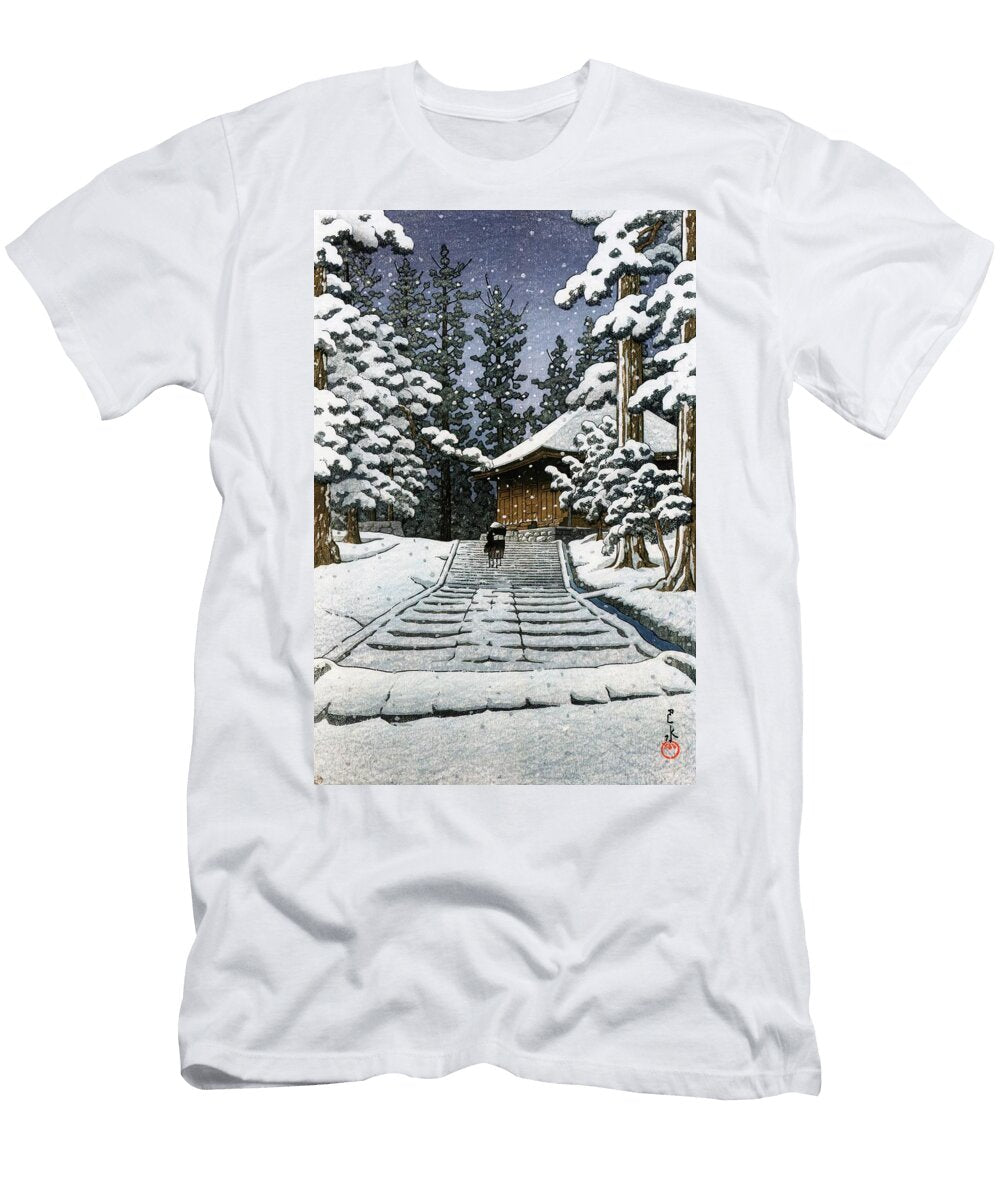 Hiraizumi Konjikido Digital Remastered Edition Kawase Hasui T-Shirt