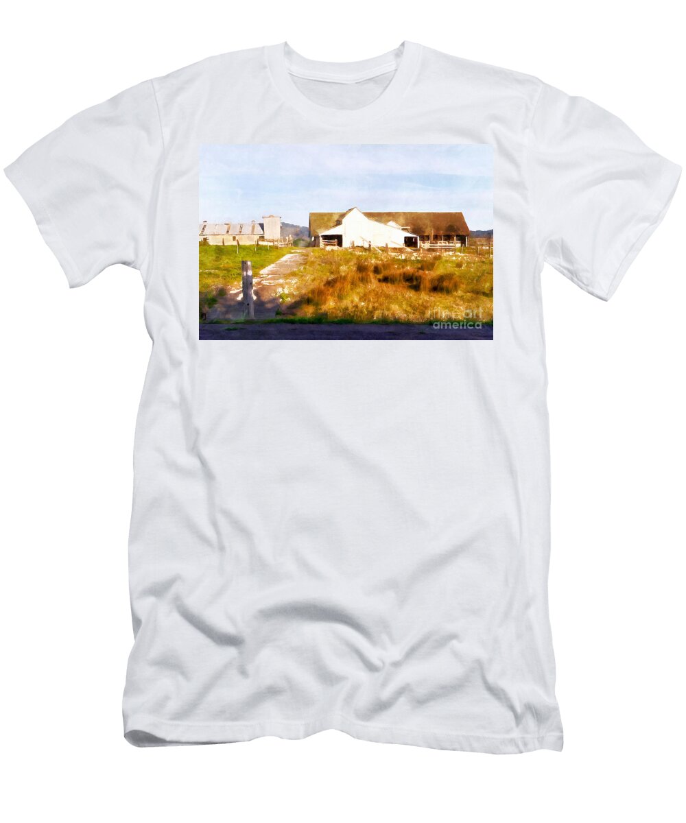 Historic D Ranch in Point Reyes California Dsc2399wc Wingsdomain Art and Photography T-Shirt