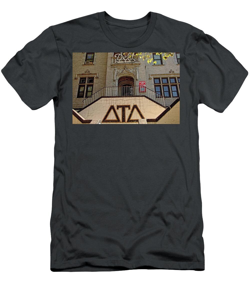 Historic Fraternity House Facade Geraldine Scull T-Shirt