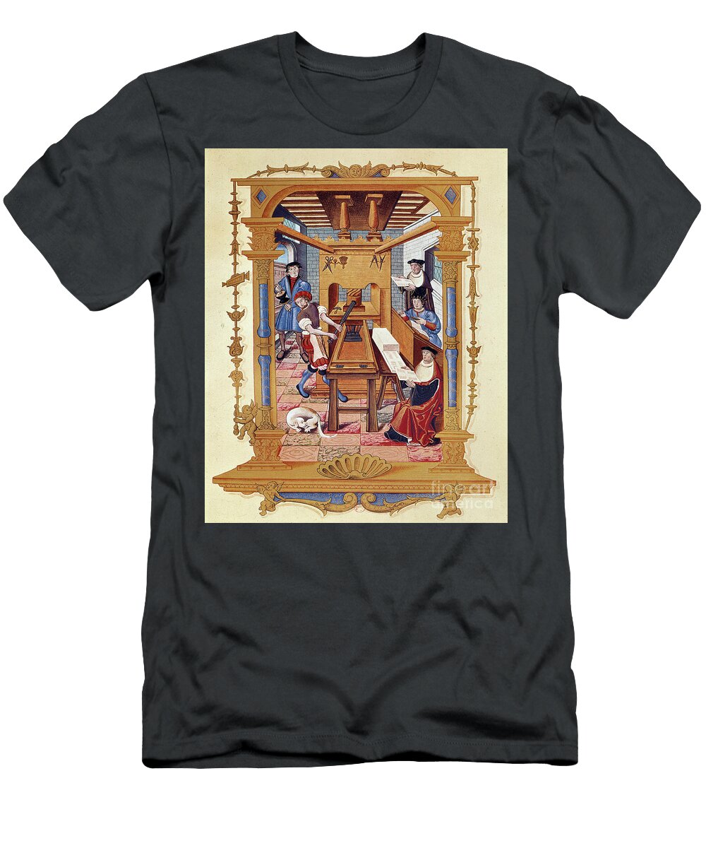 History of Printing a Typographic Workshop Litho Unknown Artist T-Shirt