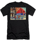 Hockey Near the Ice Cream Shop in Verdun Montreal Paintings By Carole Spandau Carole Spandau T-Shirt