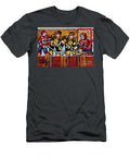 Hockey Rink Paintings Boston Bruins Vs Canadiens Original Six Teams Quebec Hockey Art Carole Spandau Carole Spandau T-Shirt