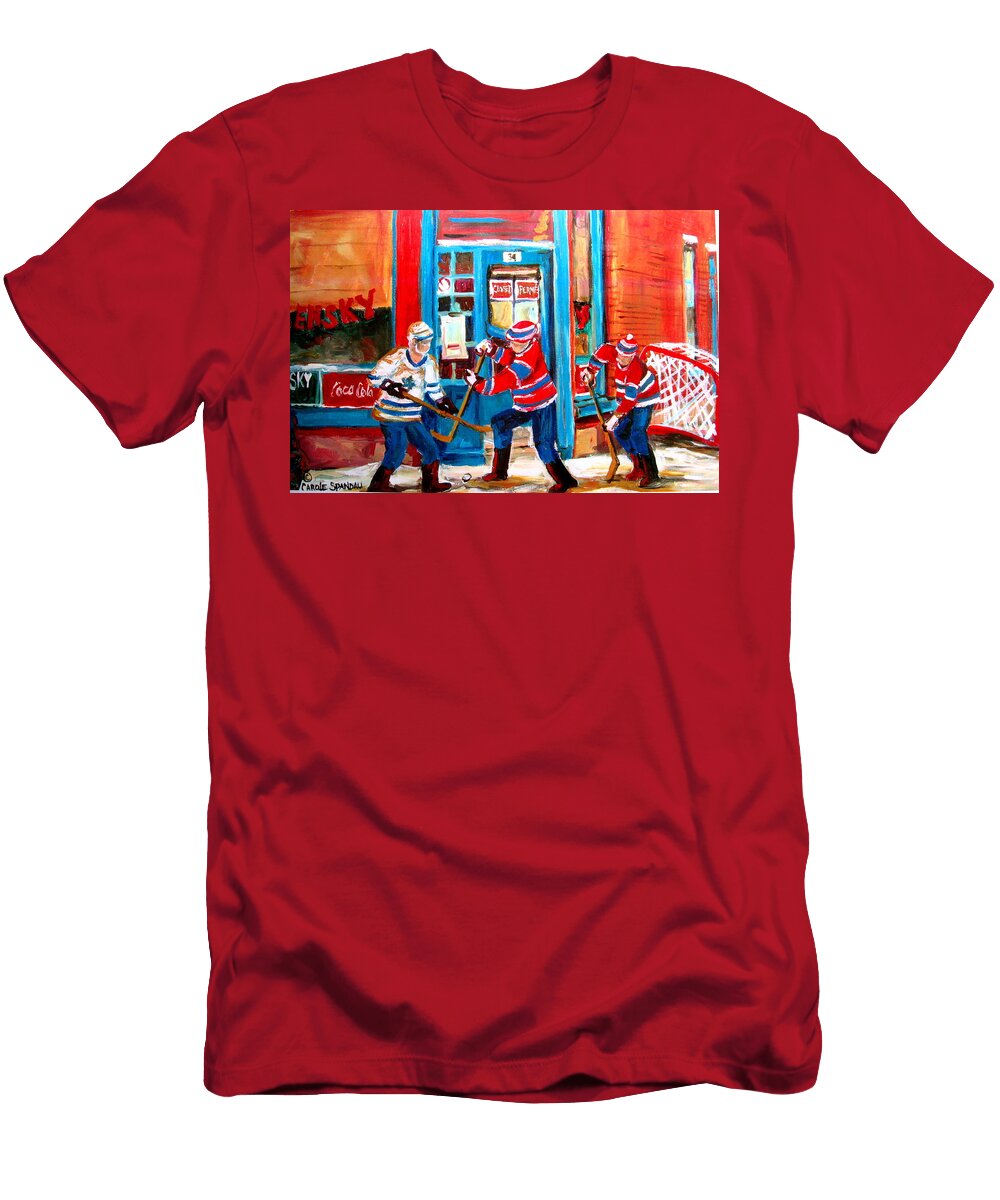 Hockey Sticks in Action Carole Spandau T-Shirt