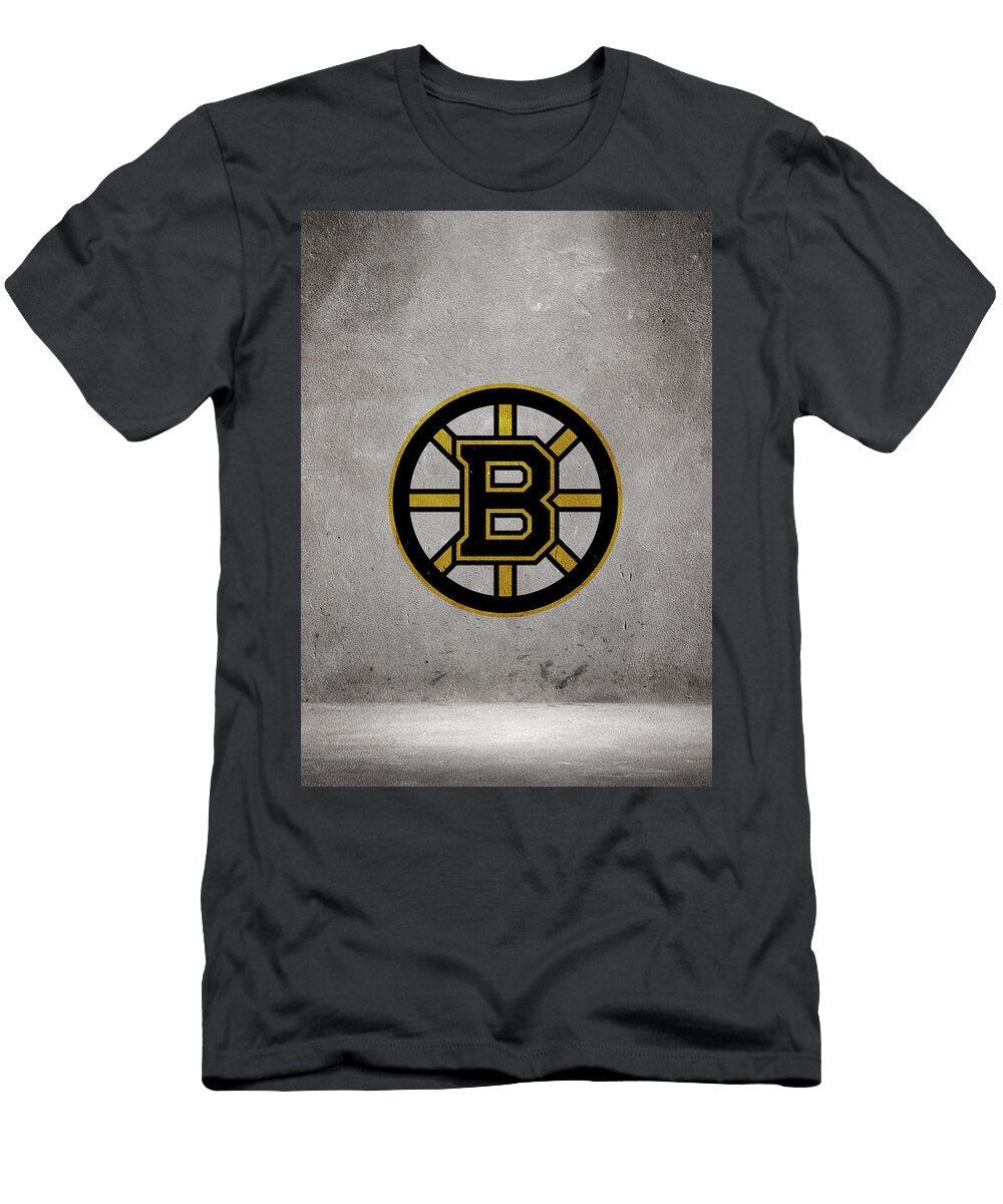 Hockey Wall Boston Bruins Leith Huber T-Shirt